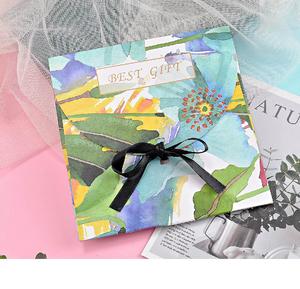 Scatola di stampa personalizzata sciarpa premium donna hijab sciarpa di seta abbigliamento in cotone confezione <span class=keywords><strong>regalo</strong></span> busta - Product Image 3