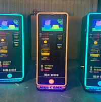 Machine commerciale de changement de pièces de monnaie en euros Machine d'échange de machine de changement de pièces de vente d'argent