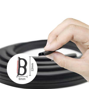 Striscia di tenuta universale per <span class=keywords><strong>auto</strong></span> in gomma per parabrezza anteriore sigillante posteriore adesivo - Product Image 3