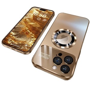 Coque de téléphone magnétique mate pour <span class=keywords><strong>iPhone</strong></span> 18 <span class=keywords><strong>Pro</strong></span> Max 16 14, protection d'objectif en PC avec motif animal - Product Image 5