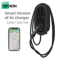 TIMXON Fast Ev Charger Home-use Dynamic Load Balancing Ev Charger Personnalisation 7kW 11kW 22kW Type1 Type2 GBT pour Tesla