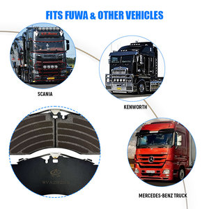 Pastiglie Freno WVA29253 per Korn, Mercedes-Benz, Scania, Shacman, Foton, Volvo, Man, Hino, Daf, OEM, Vendita all'Ingrosso - Product Image 3