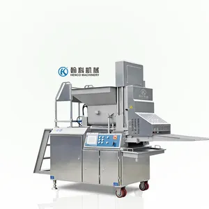 Máquina automática de formação de carne e peixe, máquina formadora de carne, moedor de carne, linha de produção de hambúrguer de frango