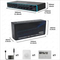 Antarmuka Audio profesional dengan sertifikat CE Soundcard antarmuka Audio