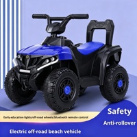 Vente Directe Usine Voiture Électrique de Plage pour Enfants Tout-Terrain à Quatre Roues Jouet à Conduire Extérieur en Plastique ABS Alimenté par Batterie pour 2-7 Ans