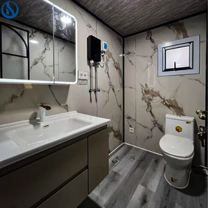 Mini Villa Urbana Pieghevole ed Espandibile, Casa Container Minimalista di Lusso con 2 Camere <span class=keywords><strong>e</strong></span> 1 Bagno, Casa Prefabbricata in Acciaio per <span class=keywords><strong>la</strong></span> <span class=keywords><strong>Vita</strong></span> in Città - Product Image 4