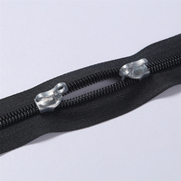 Fermeture éclair antivol certifiée CE/ISO9001 en nylon durable, curseur à glissière ouverte, verrouillage automatique, fonction invisible, pour bagages, tentes, vêtements SBS5 #