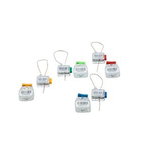 ซีลพลาสติกสำหรับมิเตอร์น้ำ ซีลรักษาความปลอดภัย ซีลพลาสติกพิมพ์ลายตามสั่ง สำหรับงานขนส่ง/การจัดส่งสินค้า/ตู้คอนเทนเนอร์/รถบรรทุก/สินค้า/ท่าเรือ - Product Image 1