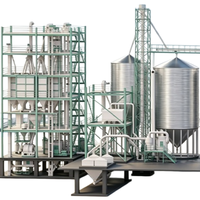 Usine d'alimentation pour volailles et bétail entièrement automatique avec système de refroidissement et d'emballage, ligne de production de granulés d'aliments 1-15 T/H