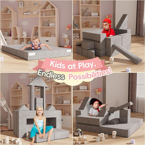 Ensemble de blocs en mousse pour jeux doux, pour enfants, pour grimper et construire en intérieur, avec rembourrage de sécurité et design éducatif - Product Image 2