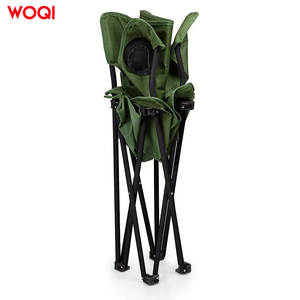 Silla Plegable para Exteriores Woqi, Estructura de Aluminio Verde, Tela Oxford, Portátil para Jardín y Camping, con Portavasos - Product Image 5