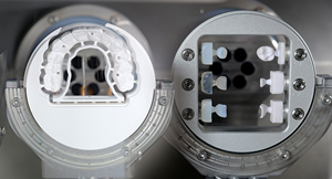 Mesin penggilingan basah/kering elektrik 5 sumbu, laboratorium gigi SENTERI <span class=keywords><strong>CR</strong></span>-18N elektrik untuk memotong cakram Titanium keramik kaca zirkonia - Product Image 5