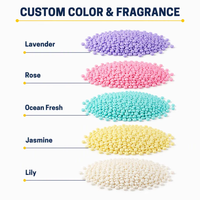 Échantillon Gratuit OEM Perles de parfum pour lessive de haute qualité du fabricant, perles de lessive pour vêtements avec faible MOQ