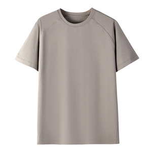 T-shirt de sport pour <span class=keywords><strong>homme</strong></span> à manches courtes et col rond, léger, respirant, évacuant l'humidité unidirectionnellement, séchage rapide, 230 g - Product Image 2
