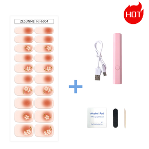 Bandes d'ongles en gel UV avec lumière UV pour application design sur les doigts Marque privée personnalisée Neon Disco Press - Product Image 2