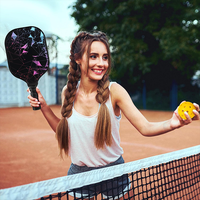 Pagaies de Pickleball en fibre de carbone graphite de verre Sacs de gymnastique Sacs de Pickleball Accessoires de sac de raquette