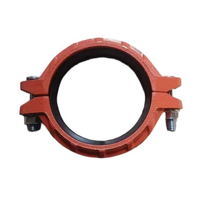 Collier de serrage pour tuyau en fonte DN150 métrique rainuré, raccords de tuyauterie pour lutte contre l'incendie - Product Image 1