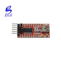 Module adaptateur USB 3.0 vers USB 2.0 FT232RL, convertisseur série TTL 3.3V/5.5V, rouge, 43x17mm, pour mini-port FT232