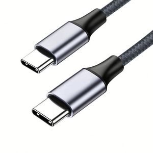 Nouveau câble Type-C de 1 m et 2 m pour téléphones mobiles, câble de charge rapide USB-C 60 W, câble Type-C vers Type-C pour IP - Product Image 1