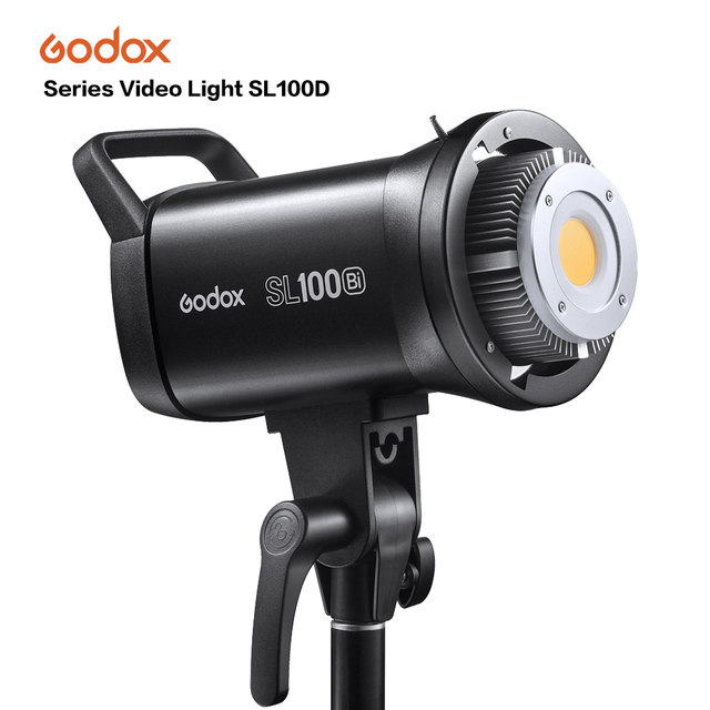 Sl100bi 100w 2800-6500k White Yellow Version Lcd Panel Led Video Light Continuous Output Bowens Mount Studio Light