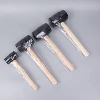 83033-C # Maillet 8oz Marteau Outils industriels populaires en bois Accessoires avec manche en bois Caoutchouc pour camping et randonnée