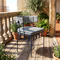 Chaise d'appoint moderne contemporaine rembourrée en contreplaqué avec dossier semi-courbé pour salle à manger, école, restaurant, appartement, hôtel, café (vente en gros)