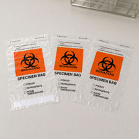 Pochette pour échantillons LDPE 6x9 pouces 2 mil transparente scellable pour documents, échantillonnage hospitalier, coursier, entrepôt, tests, vente en gros, OEM, ODM