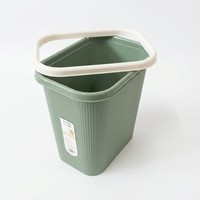 Poubelle en plastique recyclable personnalisée de haute qualité avec couvercle pour immeuble commercial