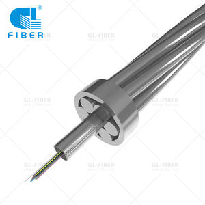 Cable de Fibra Óptica OPGW Confiable <span class=keywords><strong>y</strong></span> Económico, Monomodo G652D, de 24 a 288 Núcleos, Comunicación Aérea por Línea Eléctrica - Product Image 1