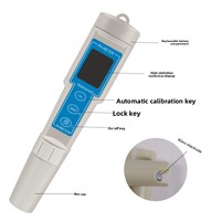 Testeur de pH portable VISTA de type stylo haute précision, conductimètre EC pour la mesure de la qualité de l'eau potable domestique
