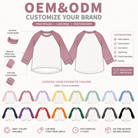 Korte mouw raglan shirt met fruitprint in kleurblokken voor meisjes, kinder top, OEM ODM groothandel kledingleverancier