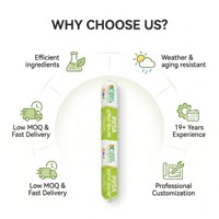 Scellant imperméable 995A peignable à séchage rapide (30 minutes) pour murs et bords d'armoires, format saucisse 500ml/590ml, carton de 20 pièces