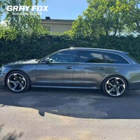 Ruedas de Carreras GRAYFOX Personalizadas en Gris Acero, 18, 19, 20 Pulgadas, 5x112, CB66.5, Ruedas Forjadas para AUDI A4 B6 B7 B8 B9 C7 A8 D3 S-Line