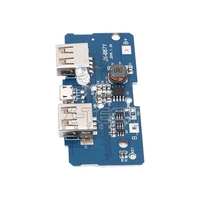 Module convertisseur élévateur de tension 3,7V vers 5V 2A pour batterie 18650, carte mère/circuit imprimé pour batterie externe/alimentation mobile DIY