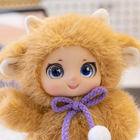Frozen Kawaii doux jouets en peluche vinyle visage pendentif lapin ours géant Panda cadeau pour les amateurs d'animaux unisexe 1/12 échelle
