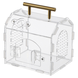 Acrylic Transparent Magnetic Suction Portable Assembled Crawler Box For Hermit <b>Crabs</b> And Pet Breeding Tank - Product Image 5