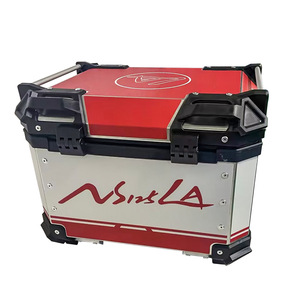 Baúl Trasero para Motocicleta, Nuevo Estilo, 45L, con Calcomanía <span class=keywords><strong>LA</strong></span>, de Aleación de Aluminio, de Liberación Rápida, Impermeable, Anticolisión, para Equipaje Todoterreno - Product Image 3