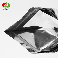 Sac d'emballage en Aluminium et plastique à fond plat, 100 pièces, bon marché, avec fermeture éclair pour l'emballage de vêtements