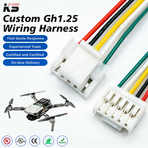 Индивидуальный удлинительный кабель JST GH 1.25 с разъемом Wire-to-Board для подключения камеры, стабилизатора, радиоуправляемых моделей и питания аккумуляторов - Product Image 1