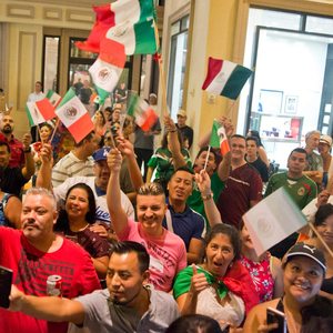 Trang trí nhỏ Mexico dính cờ quốc tế quốc gia cầm tay biểu ngữ flaga - Product Image 6