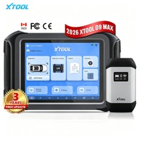 XTOOL D9MAX OBD2 Tarayıcı Teşhis Cihazları J2534 ECU Programlama Ön Tarama Sonrası Tarama FCA AutoAuth Otomotiv Teşhis Tarayıcısı