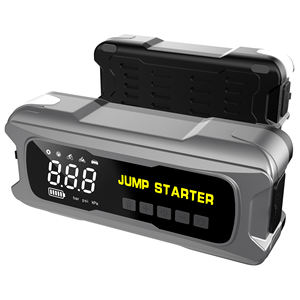 Démarreur de batterie de voiture intelligent 12V multifonction avec clip de sécurité, chargeur de batterie externe Type C PD65W 24000mAh 4000A - Product Image 1