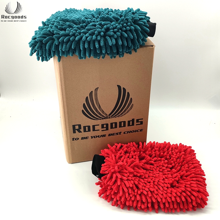 Car Wash Microfibra Gl ove Car Care Microfibre Polishing Gl ove Microfiber Mitt