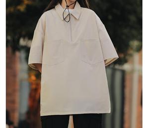 定制高品质女式 Polo 衫 短袖 100% 棉 纯色女式 Polo 衫 - Product Image 5