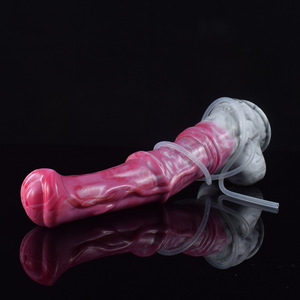 ZRX super grande pene in silicone cavallo simulazione fallo per adulti sex appeal femminile eiaculazione clistere fallo masturbatore per donne - Product Image 6