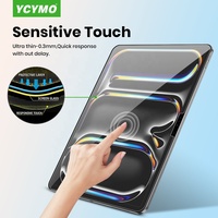 Protector de Pantalla de Vidrio Templado para Tablet al por Mayor para iPad Pro 10.2 10.5 11 12.9 13 con Marco Guía de Instalación
