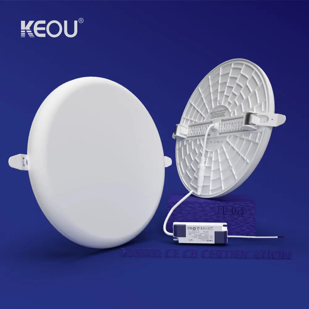 สมาร์ท Keou หรี่แสงได้ 18 W LED แผงปรับขนาดรู frameless LED LIGHT