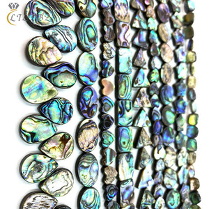 <strong>Abalone</strong> <strong>Shell</strong> Beads 10-20mm Drop Shape for DIY <strong>Jewelry</strong> Making with Bone &amp; Coral Beads - Product Image 3