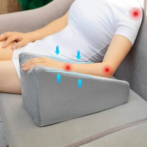 Custom Ergonomic Nursing Arm Rest Cushion for Bed and <b>Sofa</b>, Memory Foam Pressure Relief Arm <b>Support</b> Wedge Pillow - Product Image 1