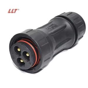 LLC ขั้วต่อสายไฟกันน้ำ IP68สำหรับ3pin 2PIN อุตสาหกรรม M45สายไฟแบบสกรู600V 80A แบบ4ขา3pin - Product Image 4